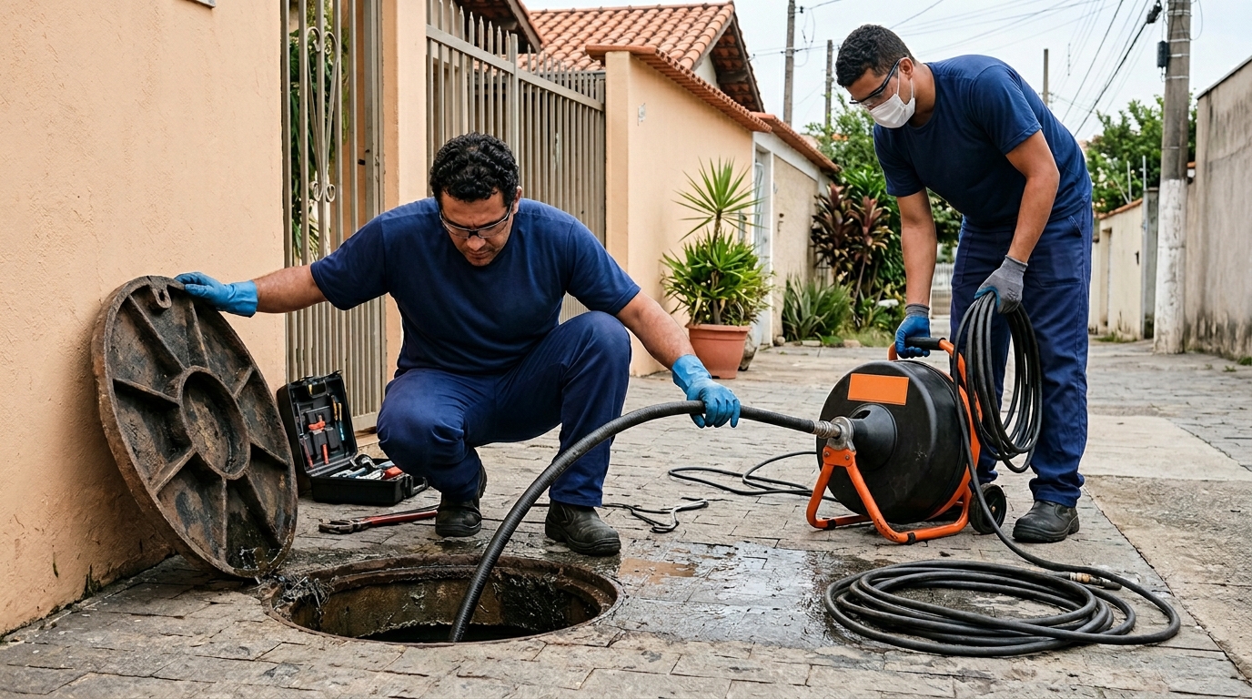 Desentupimento de esgoto perto de mim em Belo Horizonte-MG