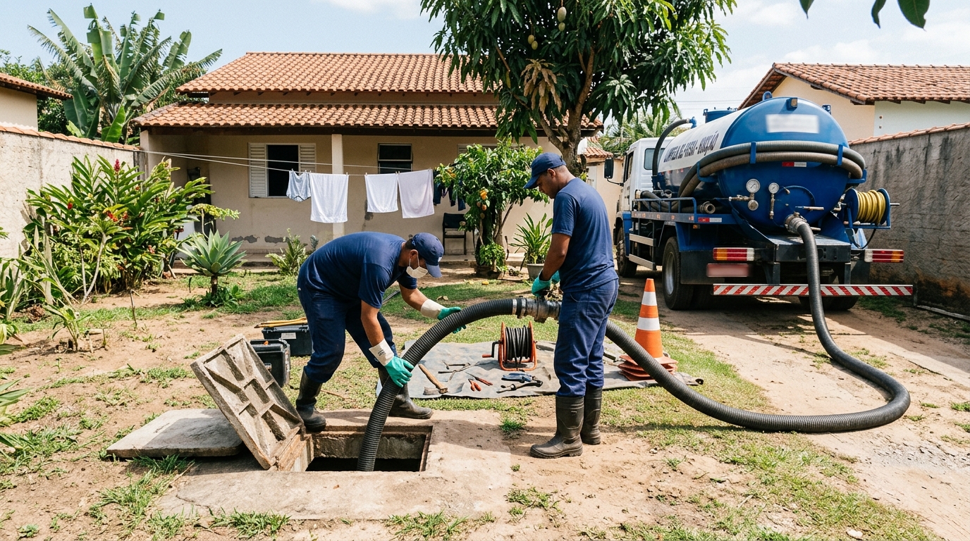 Limpeza de fossa séptica em Belo Horizonte-MG